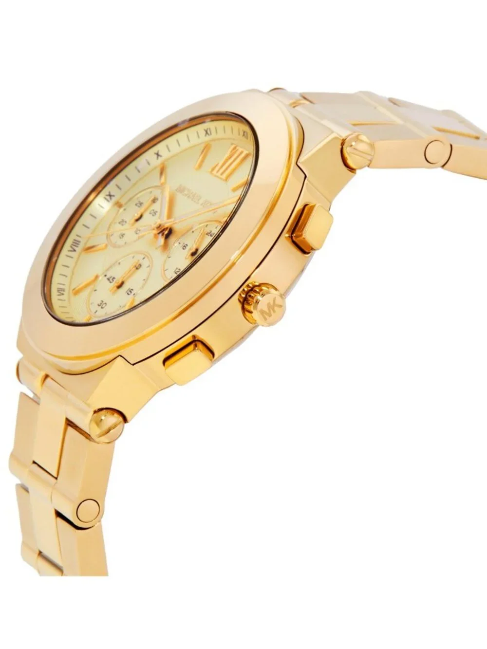 NWT Michael Kors Billie Chronograph Quartz Gold Dial Ladies Watch